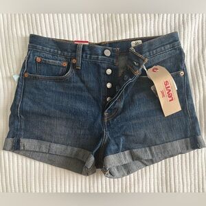 Levi's Blue Jean Shorts